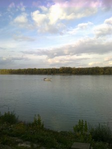 Latorca halad a Duna Dunaföldvári szakaszán